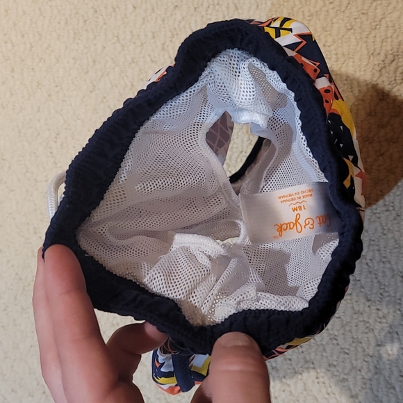 Cat & Jack toddler swim trunks, pineapples, 18 months - Picture 7 of 8